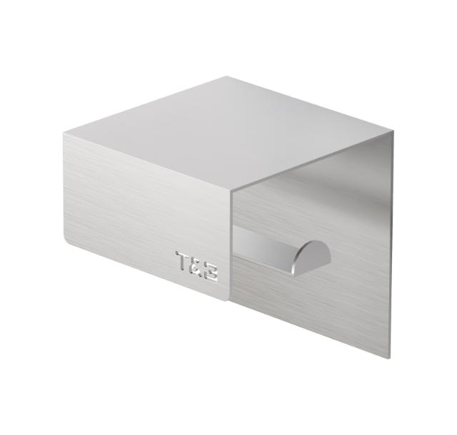 TB TOILETRULLEHOLDER - 1 - BØRSTET ALU