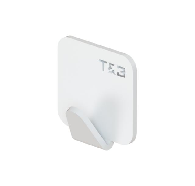 TB ENKEL KNAGE - MAT HVID