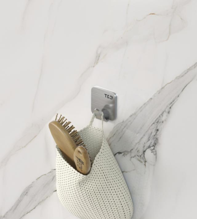 TB ENKEL KNAGE - BØRSTET ALU