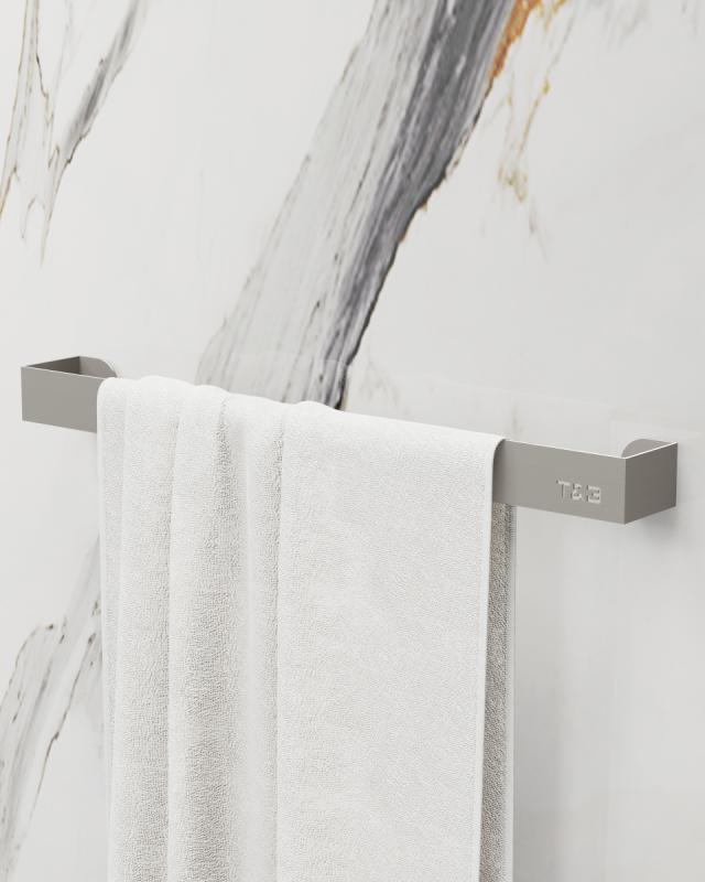 TB HÅNDKLÆDESTANG - 2 - BØRSTET ALU