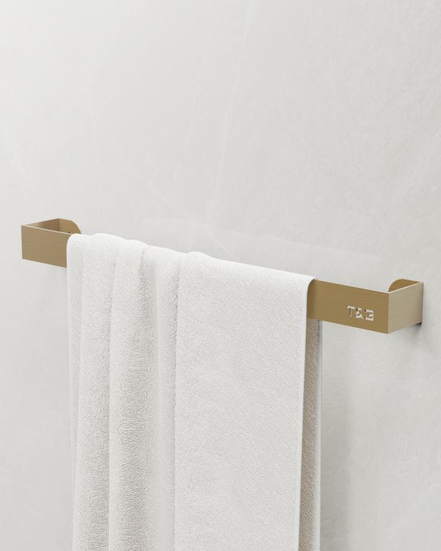 TB HÅNDKLÆDESTANG - 2 - BØRSTET GULD