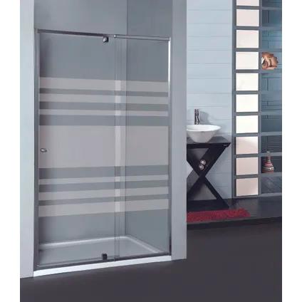 ALLIBERT PRIVA BRUSEDØR 78-91X190CM