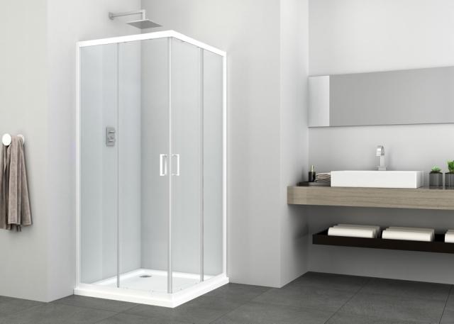 ALLIBERT HAPPY BRUSEHJØRNE 78-88X185CM