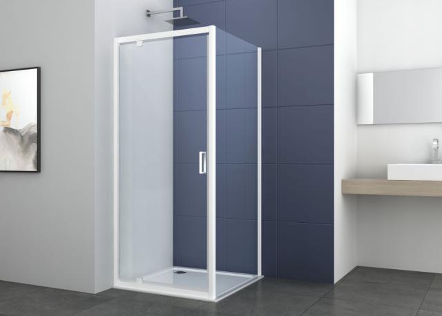 ALLIBERT HAPPY BRUSEDØR 76-80X185 CM