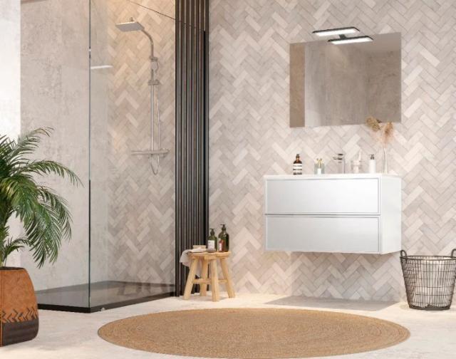 ALLIBERT FINN UNDERSKAB 80 CM - HVID HØJGLANS