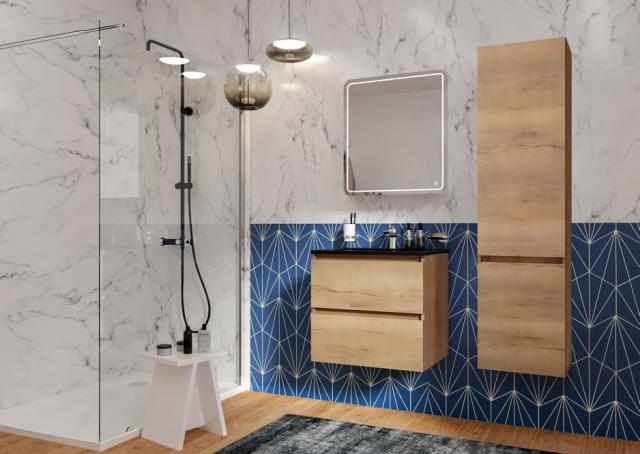 ALLIBERT KRUZ SPEJL M INTEGRERET LED 60