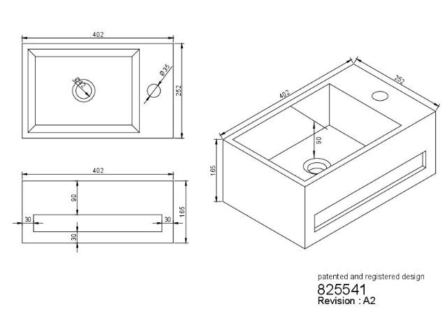 ALLIBERT BANIO VASK - MAT HVID