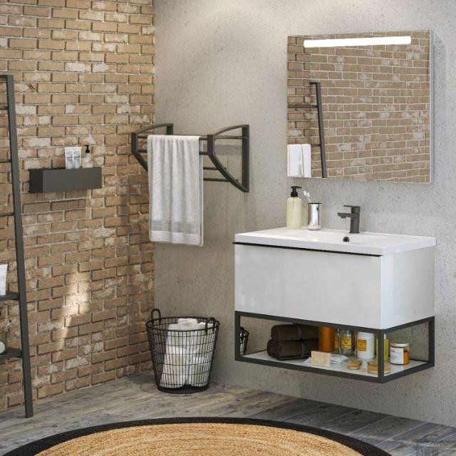 ALLIBERT FABRIKA BADMØBEL 60 CM - HVID HØJGLANS