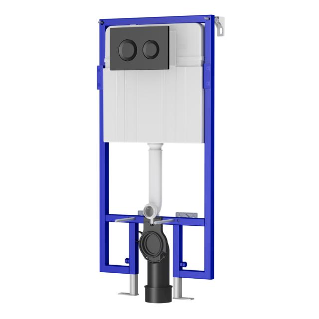 ALLIBERT KASTELO CISTERNE INKL. TRYKKNAP - MAT SORT