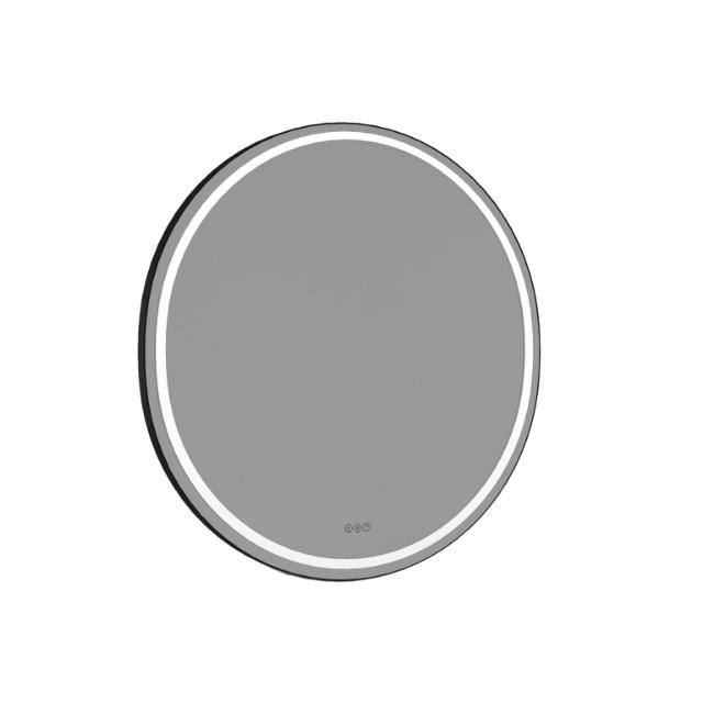 ALLIBERT ISIA RUNDT LYSSPEJL LED - 100 CM - MAT SORT