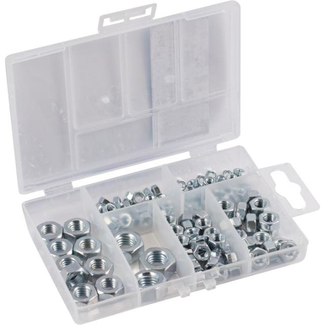 CONNEX SORTIMENTS KASSE - SEKSKANTEDE MØTRIKKER 150 STK