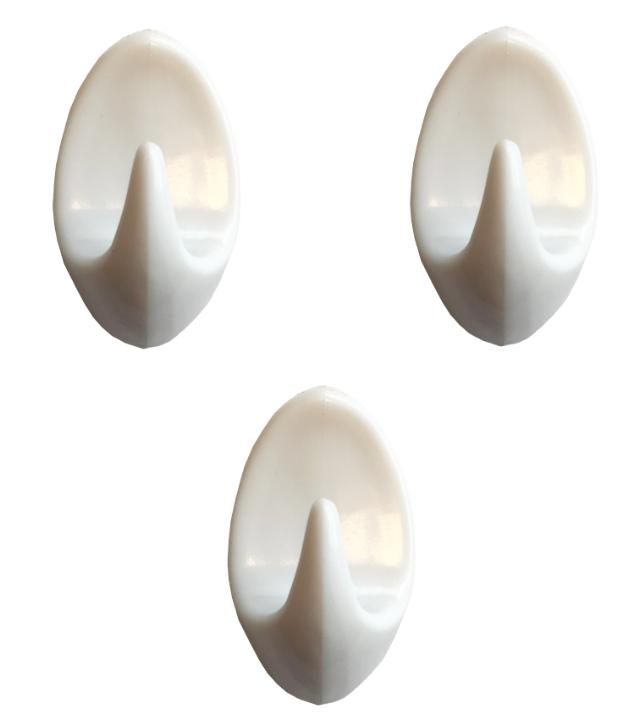 WENKO SELVKLÆBENDE KROG, HVID