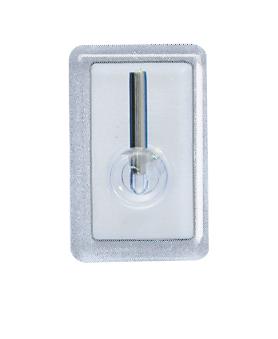 WENKO 4 STK. SELVKLÆBENDE KROGE - TRANSPARENT