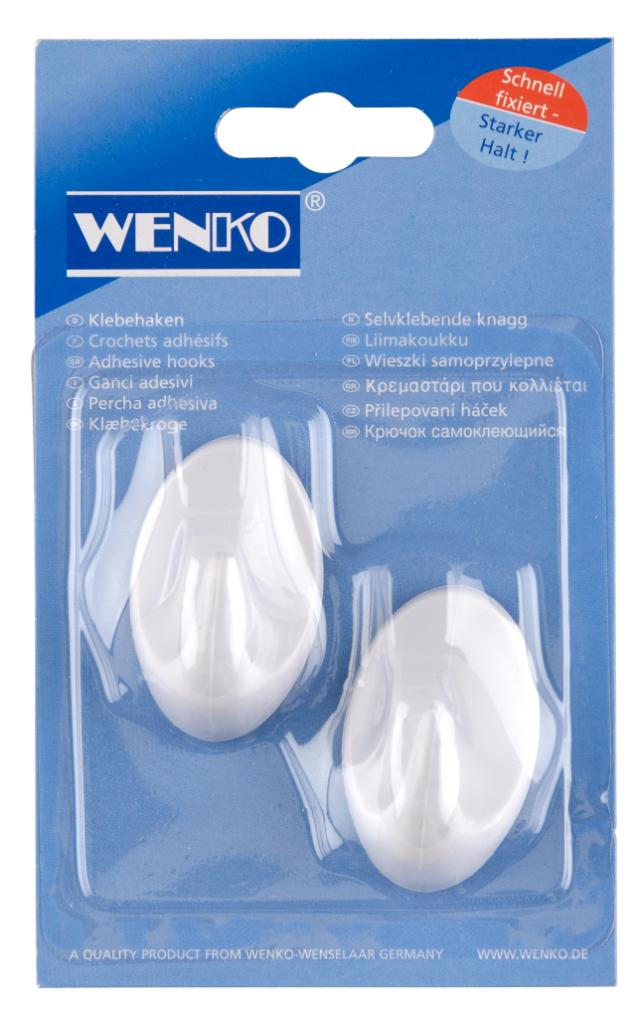 WENKO SELVKLÆBENDE MAXI-KROG, HVID