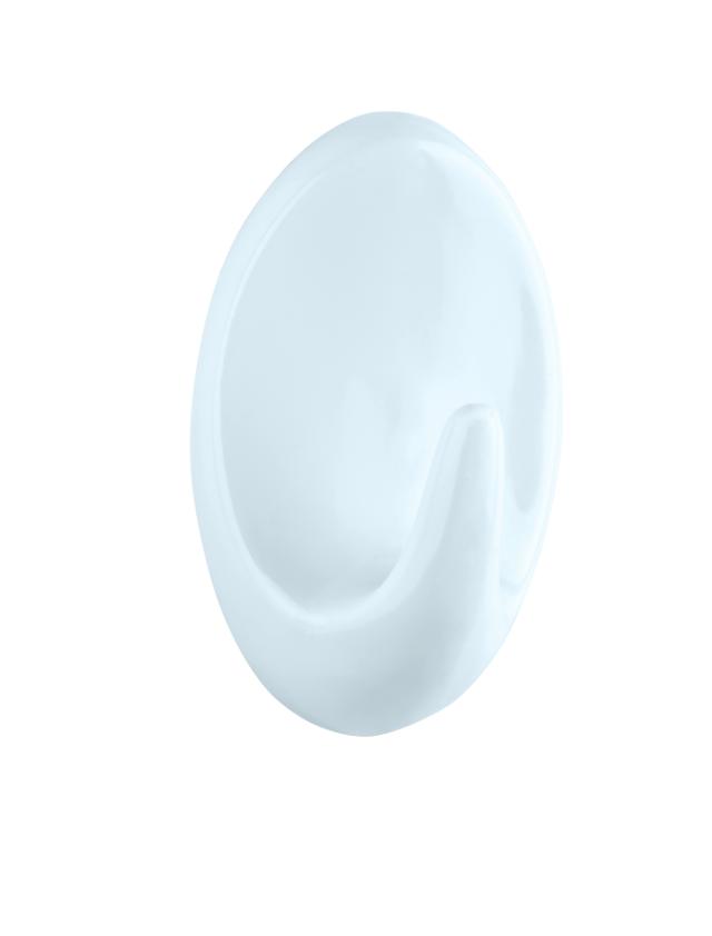 WENKO STRIP-IT MAXI OVAL KROG, HVID