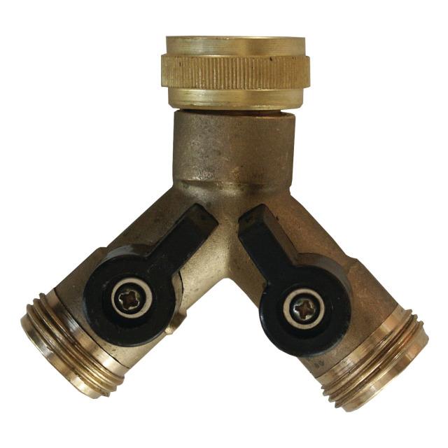 CORNAT 2-VEJS MESSING SPLITTER Y-TYPE 3/4  