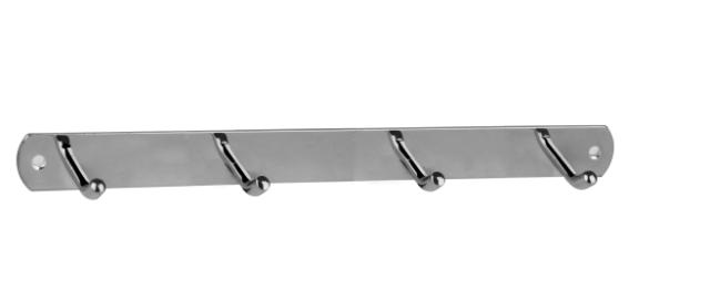 HOUSE BASIC KNAGERÆKKE M/4 KROGE - KROM