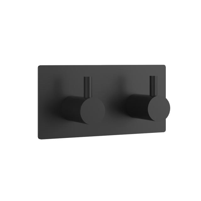 HOUSE RIO MAT SORT - KNAGE M/ 2 KROGE