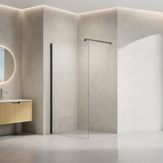 NORTIQ BERGEN BRUSEVÆG - 90 X 190 CM - KLAR / MAT SORT