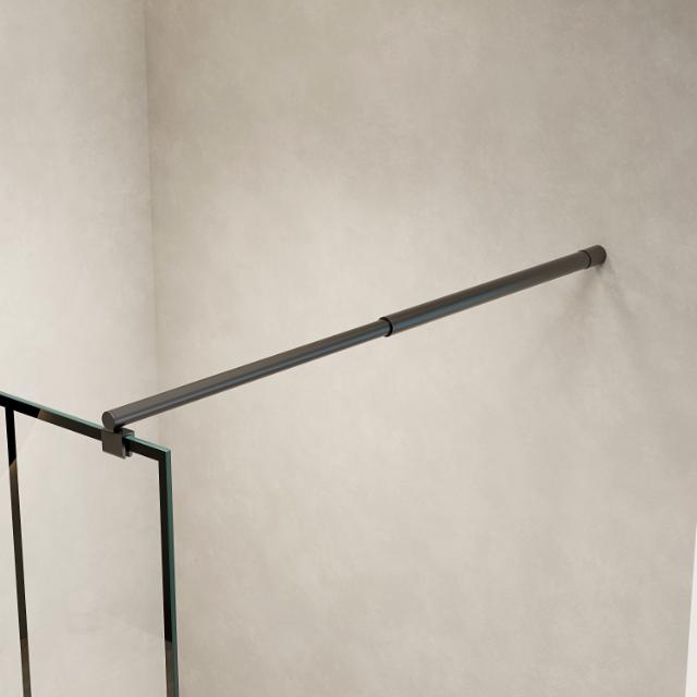 NORTIQ BERGEN BRUSEVÆG - 90 X 190 CM - KLAR / MAT SORT