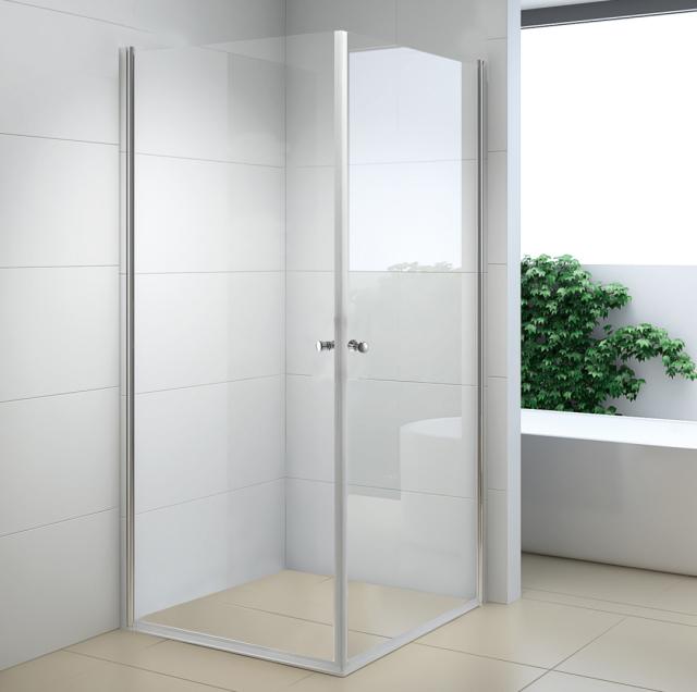 NORTIQ YSTAD BRUSEAFSKÆRMNING - 90 X 90 X 190 CM - KLAR