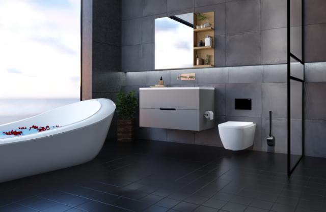 SANIMAID PARIS TOILETBØRSTE - SORT