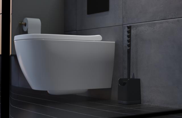 SANIMAID DUBLIN TOILETBØRSTE - MAT SORT