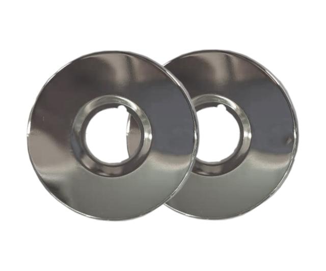 NORTIQ 2 STK ROSETTER - 80 MM - KROM