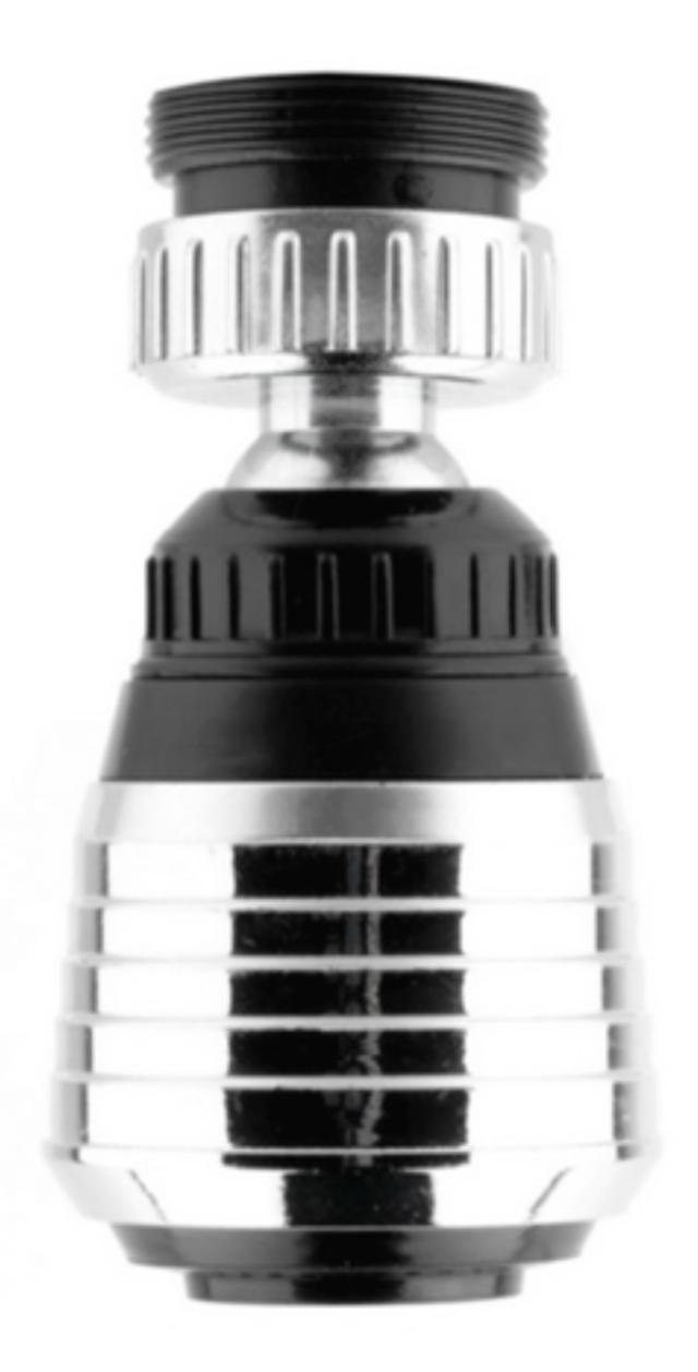 NORTIQ SVINGBAR LUFTBLANDER - 22/24 MM - KROM/SORT