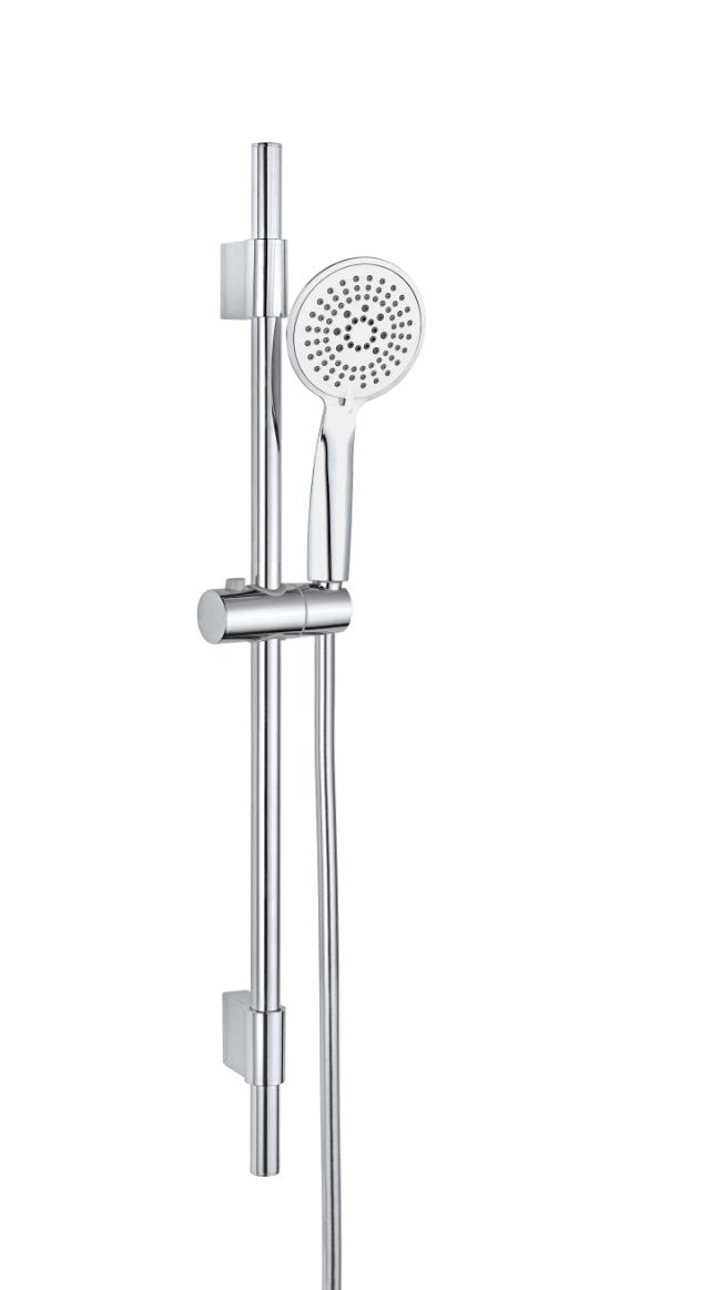 BLUERAIN VANDSPARE BRUSESTANGSÆT 5-SPRAY - KROM/HVID