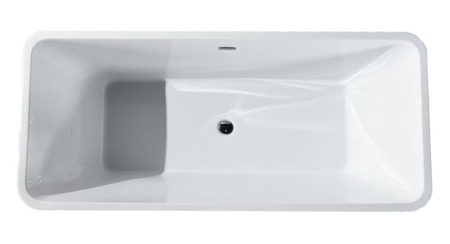 NORTIQ K67 FRITSTÅENDE BADEKAR - HVID