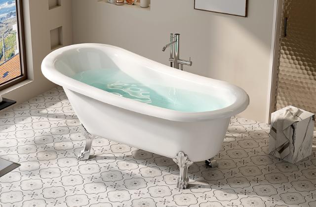 NORTIQ VICTORIA BADEKAR - 150 X 75 CM - HVID HØJGLANS