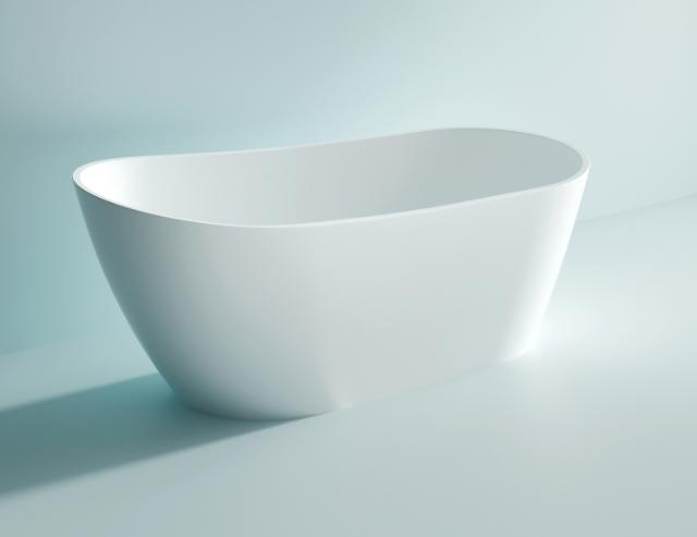 NORTIQ GARDINA BADEKAR - 150 X 75 CM - HVID HØJGLANS