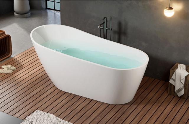 NORTIQ GARDINA BADEKAR - 170 X 75 CM - HVID HØJGLANS