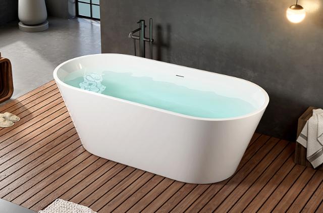 NORTIQ VERBIA BADEKAR - 170 X 80 CM - HVID HØJGLANS