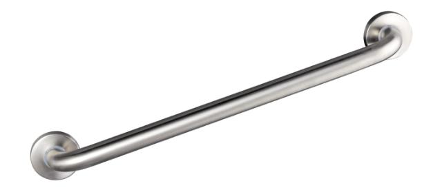 RIDDER ASSISTENT BADEKARSGREB - 60 CM - BØRSTET KROM