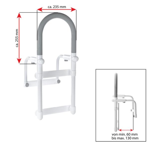 RIDDER ASSISTENT INDSTIGNINGS HÅNDTAG T/BADEKAR