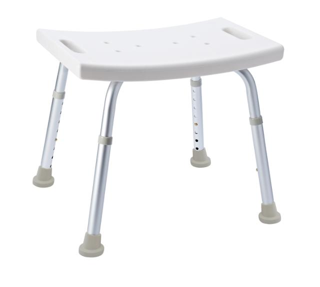 RIDDER ASSISTENT BADESTOL JUSTERBAR - 34-44 CM - HVID 