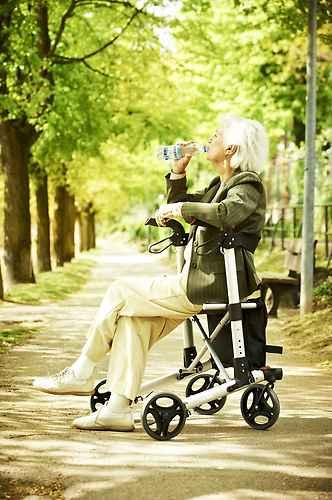 RIDDER ASSISTENT DELUXE ROLLATOR - SORT