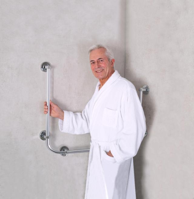 RIDDER ASSISTENT JUSTÉRBAR VÆGGREB - KROM