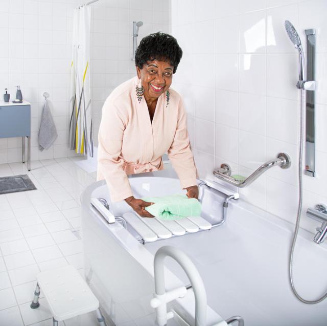 RIDDER ASSISTENT PRO SÆDE T/ BADEKAR - HVID