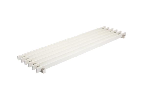 LASTEN NORLINE - 100 CM - SKOHYLDE/HYLDE - HVID/RUSTFRIT STÅL