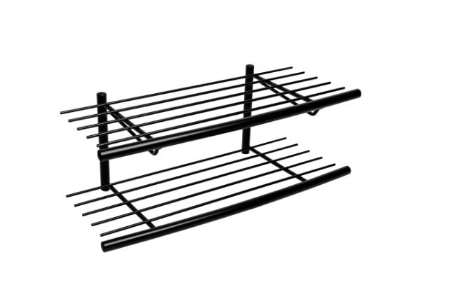 LASTEN SIR JAMES - 65 CM - SKOHYLDE M/2 HYLDER T/VÆG EL GULV - SORT