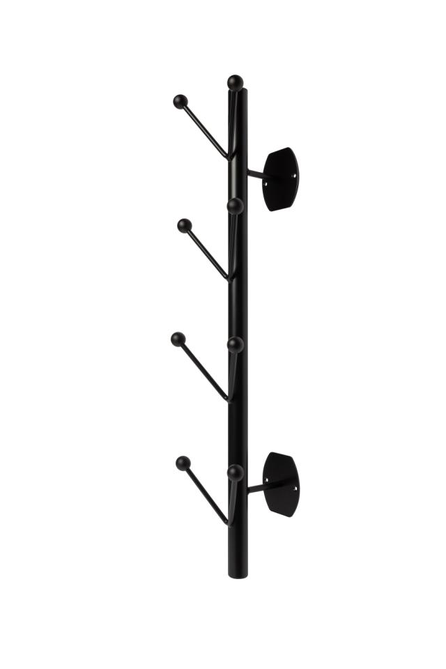 LASTEN SIR JAMES BØGEN 2 STUMTJENER T/VÆG - SORT/SORT