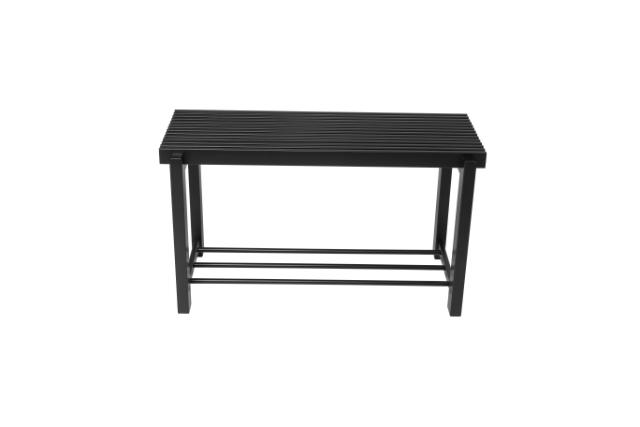 LASTEN NORLINE - 80 CM - BÆNK M/HYLDE - SORT/SORT