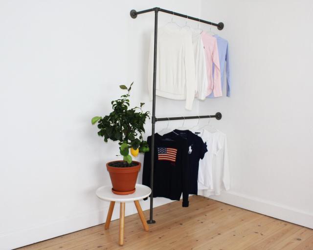 SIMPLE RACKS SOHO TØJSYSTEM - H:210 X B: 108 X D:35 CM