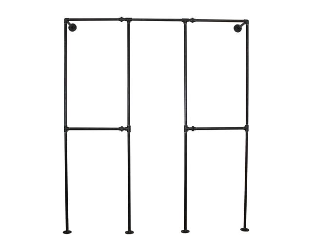 SIMPLE RACKS MANHATTAN TØJSYSTEM (100/100/100) - H:210 X B: 335 X D:35 CM