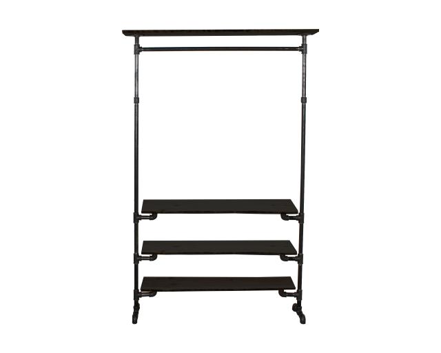 SIMPLE RACKS COPENHAGEN FRITSTÅENDE TØJSYSTEM - 4 HYLDER - 70 CM