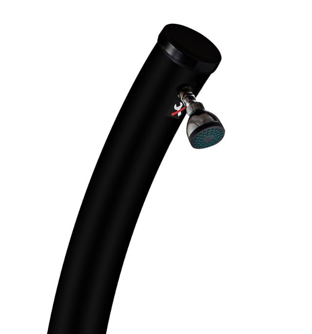 NORTIQ 21 SOLOPVARMET UDEBRUSER SORT PVC