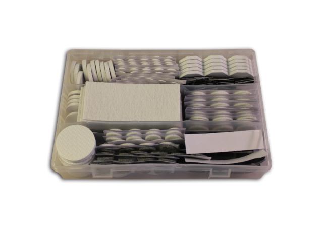 MILLEX 122 STK FILTDUPPER - ASSORTERET - HVID